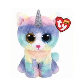 PELUCHE TY - HEATHER LE CHAT LICORNE 16